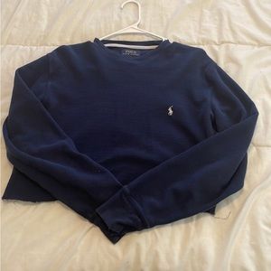 Polo cropped shirt